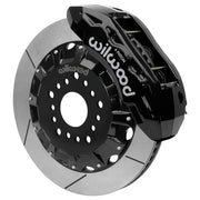 Wilwood front TX6R assembly for GM C10-Family Aluminum ProSpindles, black caliper and 16-inch gt slotted rotor