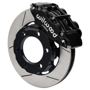 Wilwood front Forged Narrow Superlite 6R assembly for GM K-Series/Blazer/Jimmy 6-Lug 4x4, black caliper and 12.19-inch gt slotted rotor