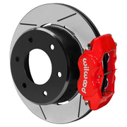 Wilwood rear Forged Dynalite Internal assembly for GM K-Series/Blazer/Jimmy 6-Lug 4x4, red caliper and 12.19-inch gt slotted rotor
