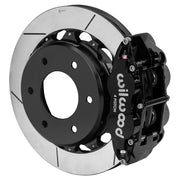Wilwood rear Forged Narrow Superlite 4R assembly for GM K-Series/Blazer/Jimmy 6-Lug 4x4, black caliper and 12.88-inch gt slotted rotor