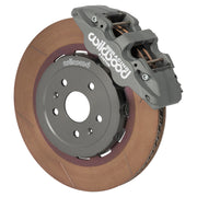 Wilwood front AERO6 assembly for Chevrolet Corvette C8, Type III anodized caliper and 15-inch gt slotted rotor