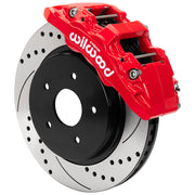 Wilwood front AERODM assembly for Ram 1500 4WD, red caliper and 13.38-inch srp drilled and slotted rotor
