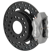 Wilwood Dynalite Rear Drag Kit for Chevrolet 12-bolt Special fixed-bearing axle — 11.44-inch Drilled, Anodized components — product view 2
