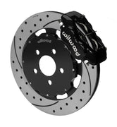 Wilwood Black Dynalite 12.19-inch SRP Drilled/Slotted Front Brakes — Chrysler PT Cruiser / Dodge Neon SRT-4 components — product view 2
