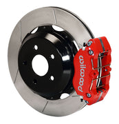 Wilwood 12.19-inch GT Slotted Dynapro Rear Disc & Parking-Brake Kit, Red — Subaru Impreza / Forester and Saab 9-2X components — product view 2