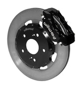 Wilwood Dynalite Front Kit for Acura RSX / Honda Element / Civic Si — 12.19-inch Plain, Black components — product view 2