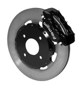 Wilwood Dynalite Front Kit for Mitsubishi Lancer, four-lug applications — 12.19-inch Plain, Black components — product view 2
