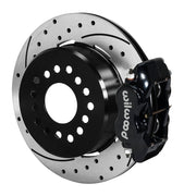 Wilwood Black Dynalite Rear Parking Brakes for Old-Style Big Ford — 2.36-inch Offset, 12.19-inch SRP components — product view 2