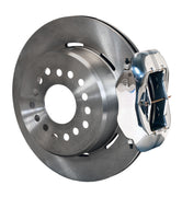 Wilwood Plain Rear Parking Rotors with Polished Dynalite Calipers — 12.19-inch, Old Big Ford 2.36-inch Offset components — product view 2