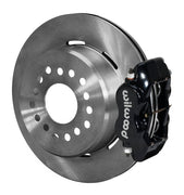 Wilwood 12.19-inch Plain Rear Disc & Parking Kit — Old-Style Big Ford 2.36-inch Offset, Black Dynalite components — product view 2