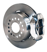 Wilwood Plain 12.19-inch Rear Parking Rotors with Polished Calipers — Chevrolet OE C-Clip Axle Kit components — product view 2