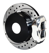 Wilwood Polished Dynalite Currie Rear Kit — Old-Style Ford, Blank Bolt Circles, 12.19-inch SRP Parking Rotors components — product view 2