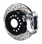 Wilwood Polished Dynalite Mopar/Dana Rear Kit — SRP 12.19-inch Parking Rotors, Snap-Ring Bearings components — product view 2