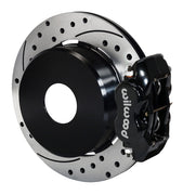 Wilwood Black SRP Rear Parking Kit for Currie Torino Ends — 12.19-inch Rotors with Blank Wheel Patterns components — product view 2