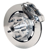 Wilwood Polished Dynalite Front Hub Conversion — Plain 12.19-inch Rotors for Listed GM / Ridetech Pin Spindles components — product view 2