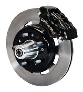 Wilwood Dynalite Front Hub Kit for 1955–1957 Chevrolet passenger cars — 12.19-inch Plain, Black components — product view 2
