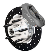 Wilwood Dynalite Front Drag Hub Kit for listed GM OE 11-inch-rotor spindles — 10.75-inch Drilled, Anodized components — product view 2