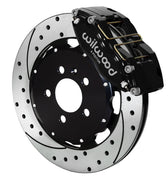 Wilwood Black Dynapro Dust-Seal 12.19-inch SRP Drilled/Slotted Front Brakes — Volkswagen Golf IV / Jetta IV / Beetle and Audi TT components — product view 2