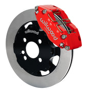 Wilwood 12.19-inch Plain Dynapro Dust-Seal Front Kit, Red — selected four-lug Mini Cooper / Cooper S components — product view 2