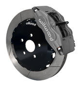 Wilwood Type III anodized Superlite 4 caliper and 12.88-inch gt slotted rotor for Scion tC, assembled front view