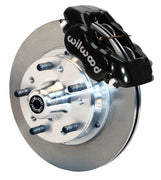 Wilwood Forged Dynalite Internal front brake assembly with black caliper and plain rotors