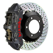 Upgrade your 964 Carrera (1989-94) with Brembo's GT-S Front Big Brake Kit: 6-piston calipers, FM1000 pads, 355mm x 32mm cross-drilled rotors (TY1 or TY3), braided lines, and CNC mounting hardware. Premium braking performance with all essentials included.