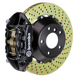 Brembo Gran Turismo Front Brake Kit for 987 Boxster, 345mm discs, 4-piston calipers, FM1000 pads, all hardware included. Shop now at PMB Performance.