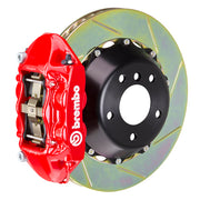 Upgrade your 964 C2 Turbo/3.6 Turbo (1991-94) with the Brembo Gran Turismo Rear Big Brake Kit. It features 4-Piston Cast Monobloc calipers with FM1000 pads, 345mm x 28mm Cross Drilled rotors, Goodrich braided lines, and CNC Billet hardware. Unmatched braking performance from Brembo!