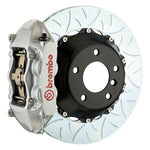 Brembo Gran Turismo Front Brake Kit for 987 Boxster, 345mm discs, 4-piston calipers, FM1000 pads, all hardware included. Shop now at PMB Performance.
