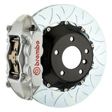 Brembo Gran Turismo Front Brake Kit for 987 Boxster, 345mm discs, 4-piston calipers, FM1000 pads, all hardware included. Shop now at PMB Performance.