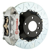 Upgrade your 964 C2 Turbo/3.6 Turbo (1991-94) with the Brembo Gran Turismo Rear Big Brake Kit. It features 4-Piston Cast Monobloc calipers with FM1000 pads, 345mm x 28mm Cross Drilled rotors, Goodrich braided lines, and CNC Billet hardware. Unmatched braking performance from Brembo!