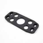 Rennline Billet Tunnel Brace for Macan: CNC-machined 6061-T6 aluminum for improved rigidity, replacing the factory brace. Shop now at PMB Performance.