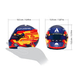 Bell HP77 Carlos Sainz 1:2 Scale F1 Mini Helmet for Williams 2025 F1 Season