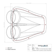 Chillout Systems 4-Inch Carbon Fiber Dual NACA Duct