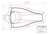 Chillout Systems 3" Ultra Transparent NACA Duct