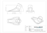 Chillout Systems 3" Ultra Transparent NACA Duct