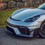 SilverRocket Dry Carbon Clubsport Dive Plane and Lower Side Spoiler Pack for Porsche 718 GT4 RS