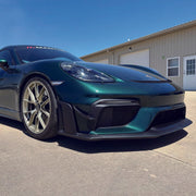 SilverRocket Dry Carbon Clubsport Dive Plane and Lower Side Spoiler Pack for Porsche 718 GT4 RS