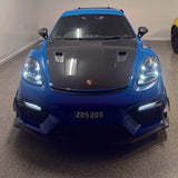 SilverRocket Dry Carbon Clubsport Dive Plane and Lower Side Spoiler Pack for Porsche 718 GT4 RS