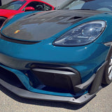 SilverRocket Dry Carbon Clubsport Dive Plane and Lower Side Spoiler Pack for Porsche 718 GT4 RS