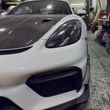 SilverRocket Dry Carbon Clubsport Dive Plane and Lower Side Spoiler Pack for Porsche 718 GT4 RS