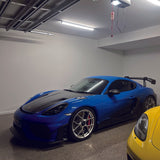 SilverRocket Dry Carbon Clubsport Dive Plane and Lower Side Spoiler Pack for Porsche 718 GT4 RS