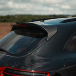 Rennline Carbon Fiber Upkick Spoiler for Macan: Premium hand-laid carbon fiber for a sporty OEM+ look. Easy, reversible install. Shop now at PMB Performance.