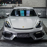 SilverRocket Dry Carbon Clubsport Dive Plane and Lower Side Spoiler Pack for Porsche 718 GT4 RS
