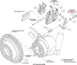 New from Wilwood Engineering! If you're looking for a cost effective true bolt on big brake kit for your Porsche 911, Wilwood Brakes has you covered. This aluminum 4 piston system is perfect for road or track use and incudes brake pads, brake hoses, brake calipers, and brake rotors. Upgrade your Porsche today!