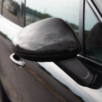 Rennline Carbon Fiber Mirrors for Macan: Premium carbon fiber mirror shells for a sleek, factory fit. Install with OEM hardware. Shop now at PMB Performance.