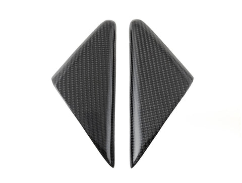Image of Carbon Fiber Outer Door Mirror Triangle Trim - Porsche 981 Boxster