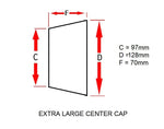 Replacement BRAID center caps: Optional caps for BRAID wheels, available in various sizes and bolt patterns. Prices are per cap. Shop now at PMB.