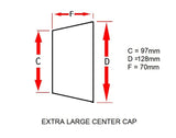 Replacement BRAID center caps: Optional caps for BRAID wheels, available in various sizes and bolt patterns. Prices are per cap. Shop now at PMB.