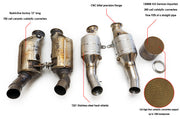 Fabspeed Sport Catalyst Downpipes for Alfa Romeo Giulia Quadrifoglio, product view 2